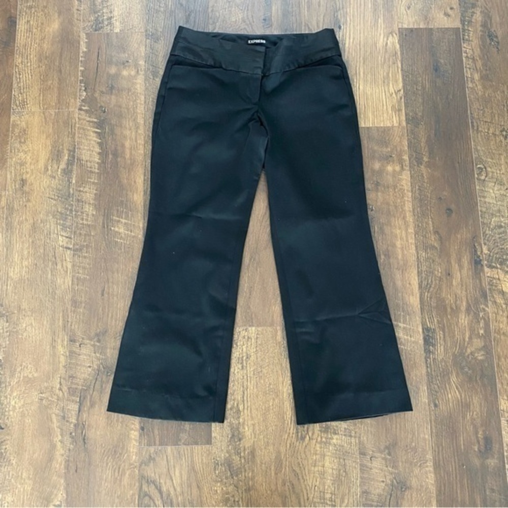 Black Express Flared Dress Pants